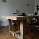 Kingstone Farmhouse Table in Solid Antique Oak - 275 cm long