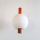 Copper and Glass Pendant Lamps from Hiemstra Evolux, 1960s, Set of 2