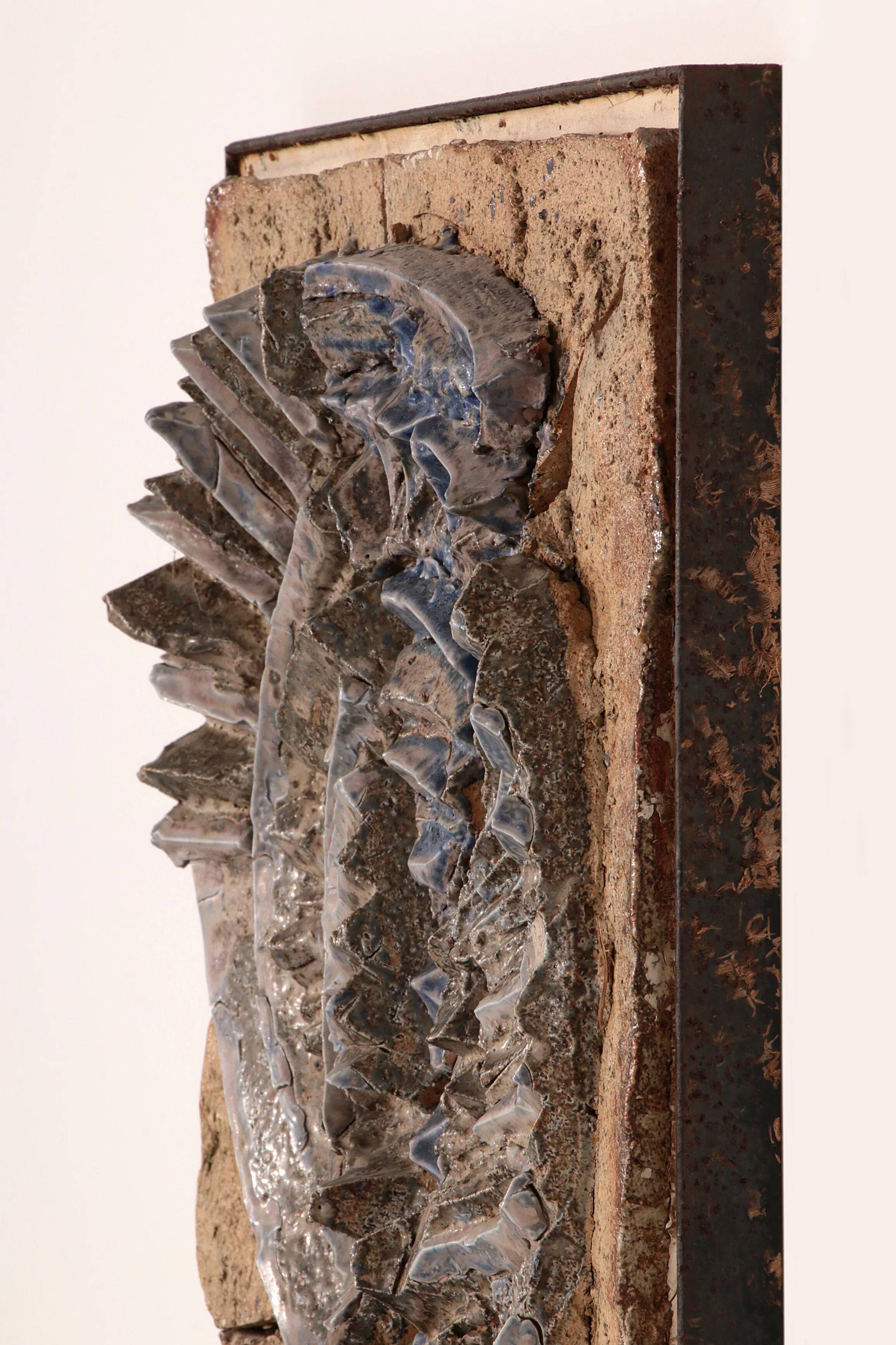 Very rare and large wall tile from Tue Poulsen 1970