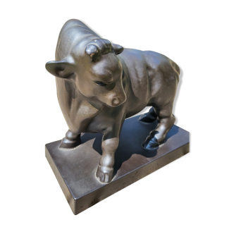 Ceramic bull Saint Clement
