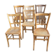 Set de six chaises Bistrot Luterma vintage