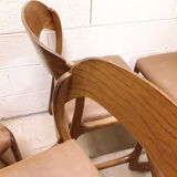 Following 5 chairs "sled" Baumann