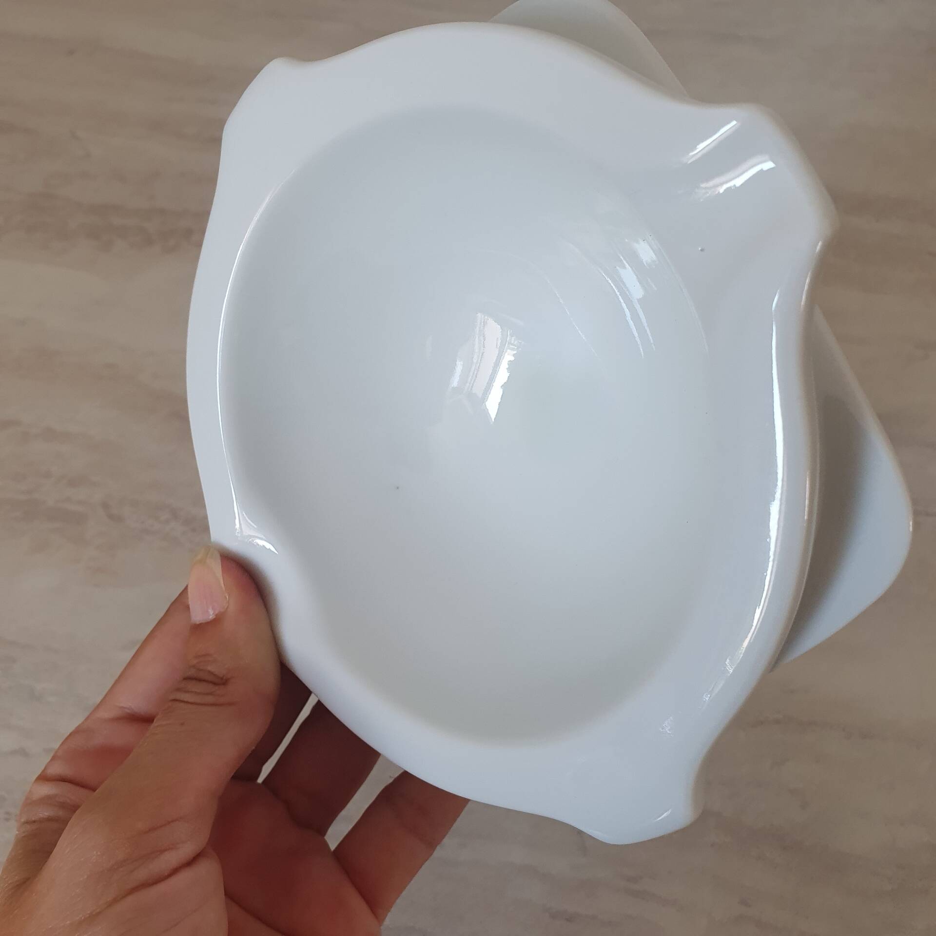 Ceramic ashtray with bird design