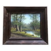 Ancienne peinture à l’huile signée Cantrell