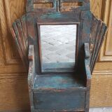 Ancient barber mirror from Indonesia 36x50cm