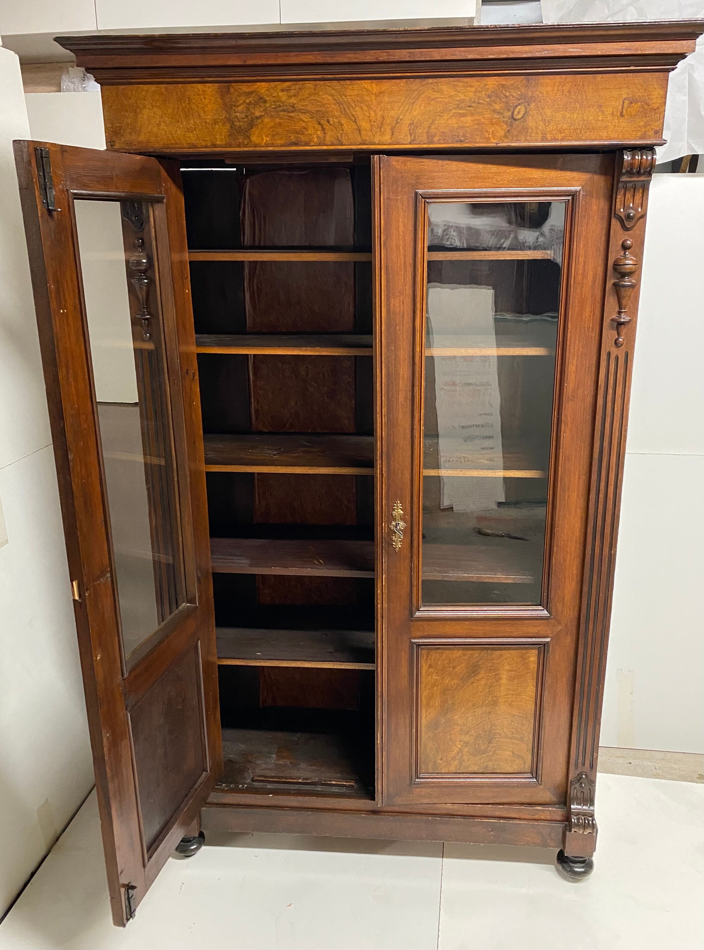 Glazed bookcase