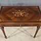 Marquetry system table, louis xvi style – 2nd half of the 19th century