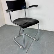 Vintage Bauhaus Tubular Chromed Steel Cantilever Chair, 1930s