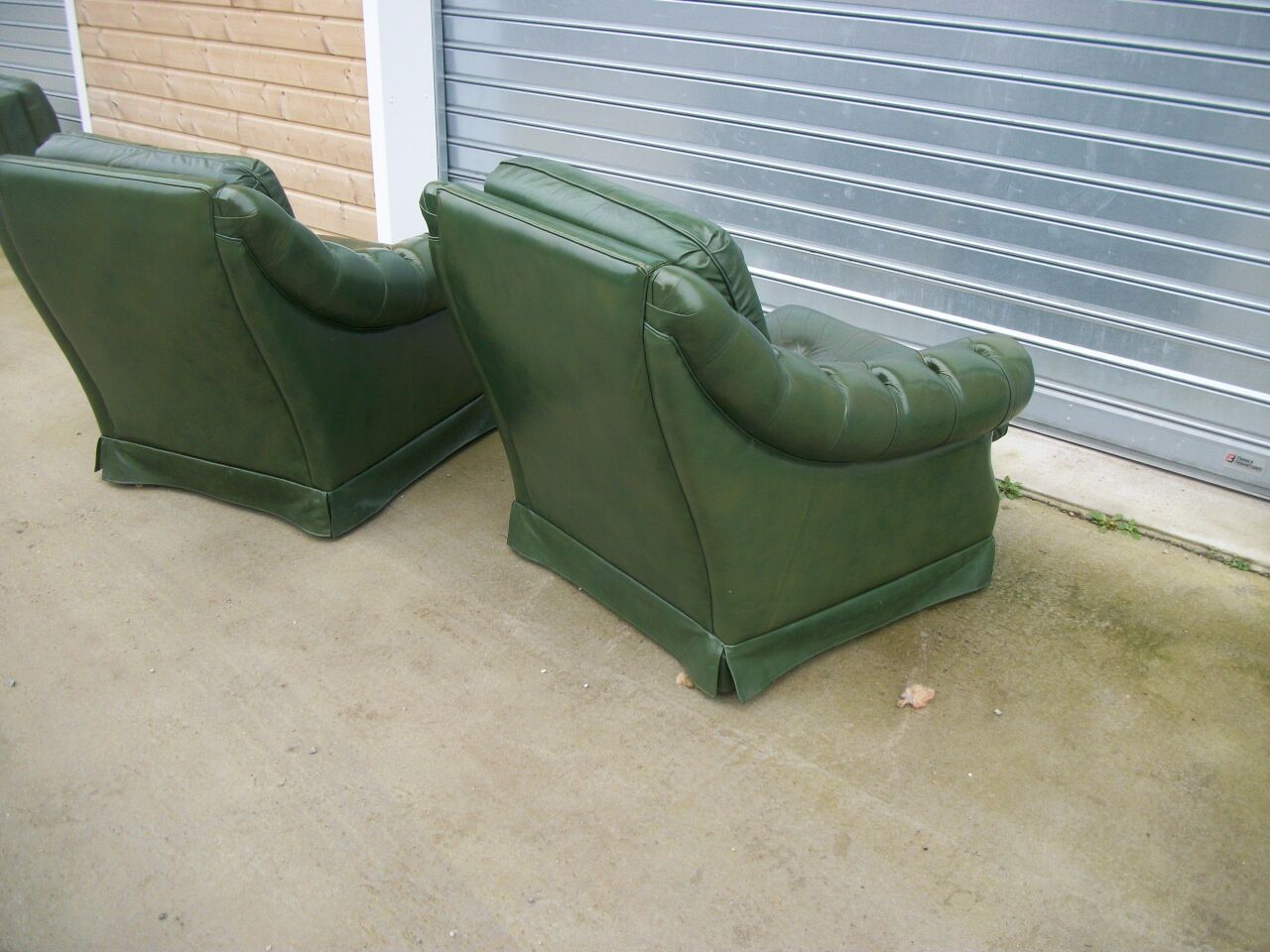 Pair of Schesterfield armchairs