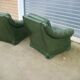 Paire de fauteuils Schesterfield