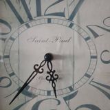 Pendule porte-clés style industriel