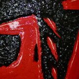 Large vintage ceramic vase from scheurich germany 1970