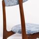 Pair of vintage lavender velvet chairs from the mid-century, designed by Rajmund Hałas, Poland, 1960.
