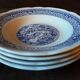 Set of 4 deep plates Ironstone