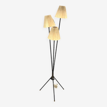 Lampadaire "tripode"  scandinave en métal, Suède, 1960