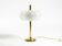 1960s Space Age brass table lamp by Kaiser Leuchten  with 3 glass globes