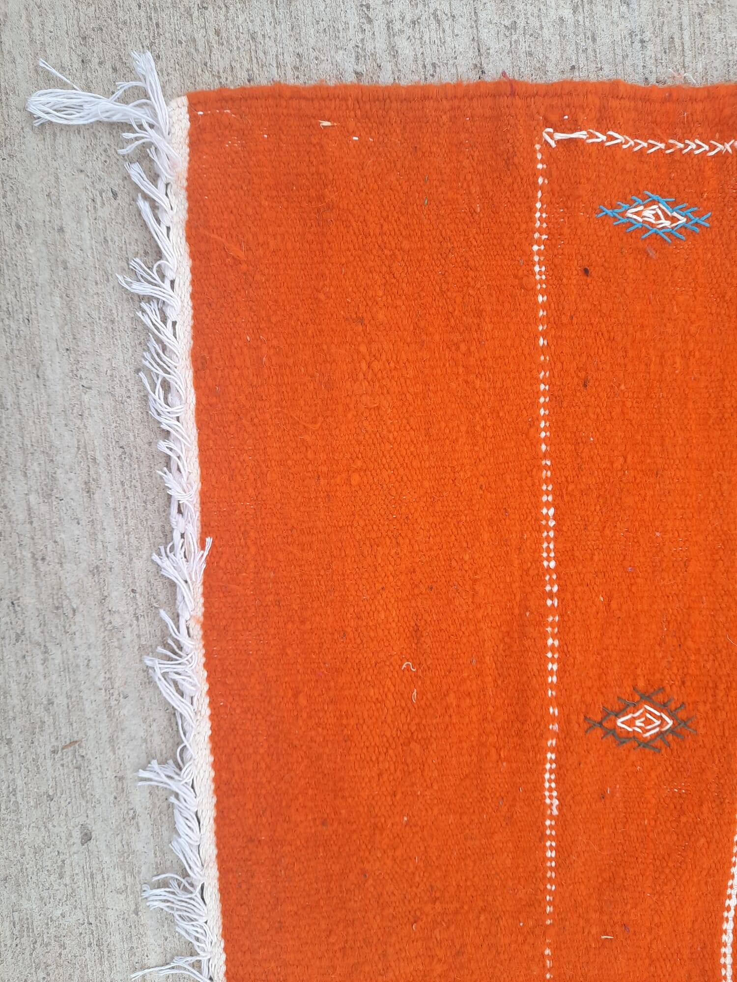 Handmade Berber rug 70x240cm