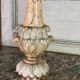 Pair of marble and alabaster candlesticks circa 1880
