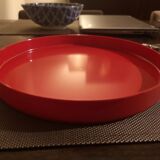 Red melamine top - Allbricka, made in Sweden - 1970s