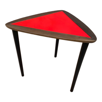 Triangular side table by Arthur Umanoff