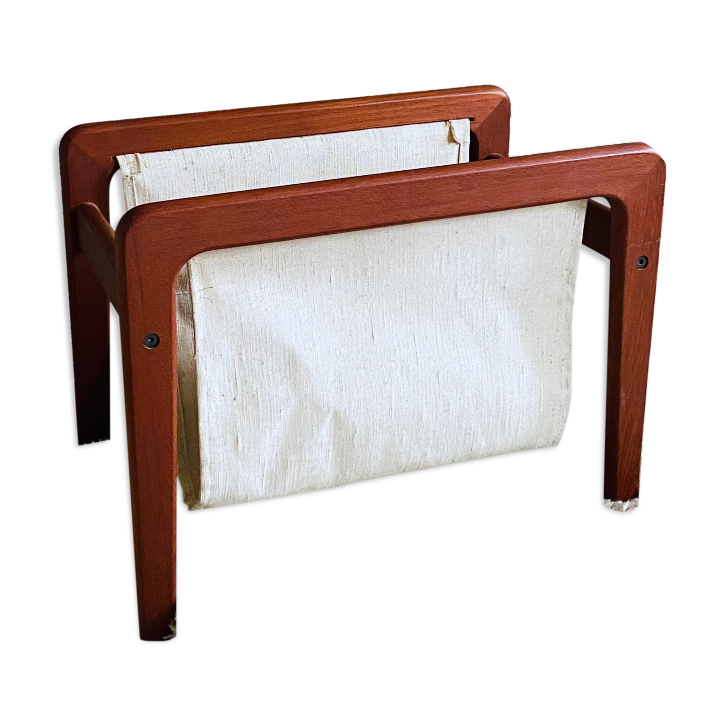 Vintage magazine rack scandinavian design