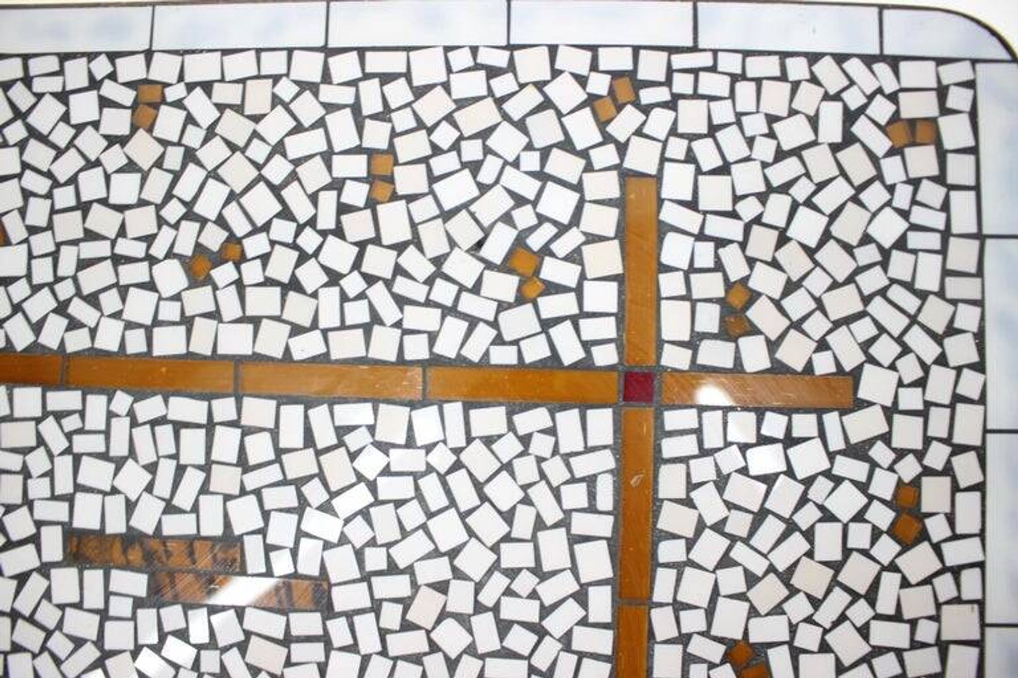 Mid-Century Modern Brass Mosaic Conference Table, 1960s