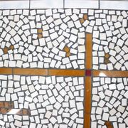 Mid-Century Modern Brass Mosaic Conference Table, 1960s