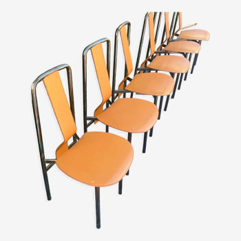 Set of 6 chairs "Irma" by Achille Castiglioni for Zanotta