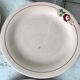 Lot de 5 assiettes plates rose poudré Digoin Sarreguemines et Longwy années 30-40