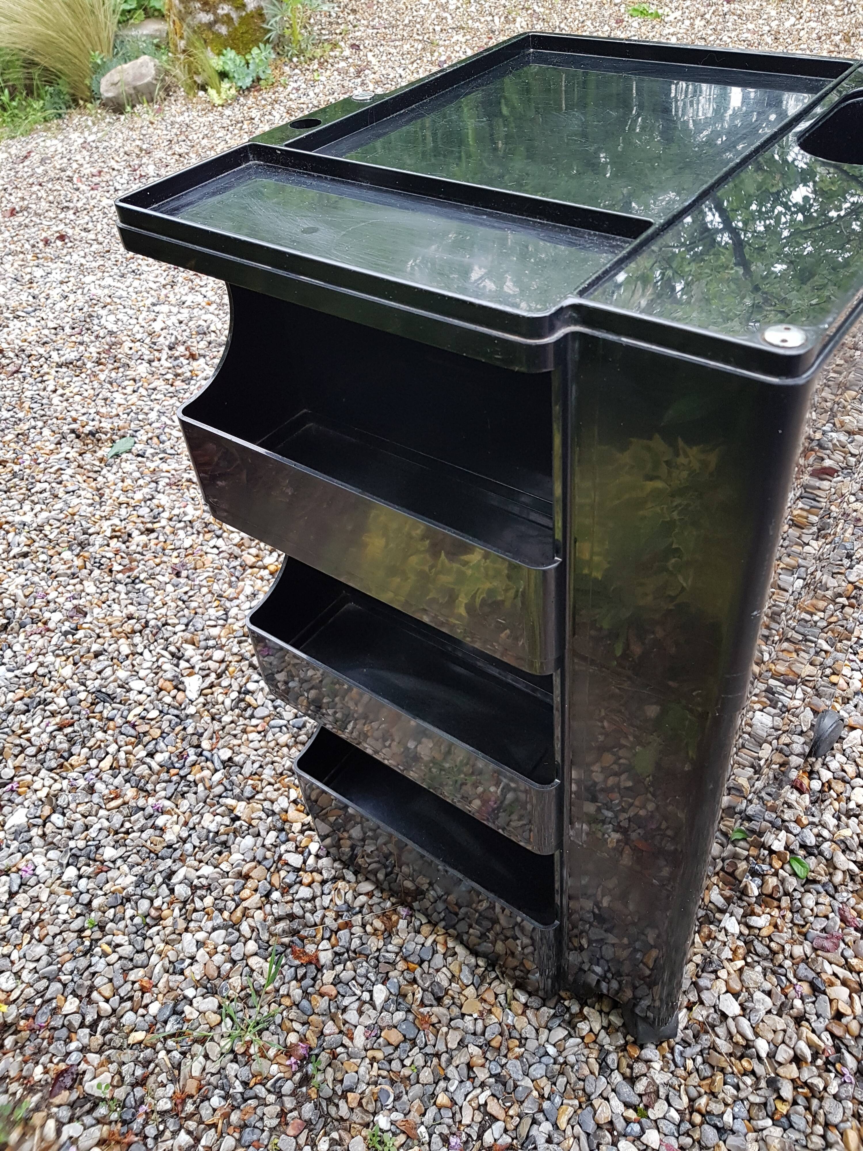 Joe Colombo black serving table