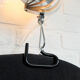 Adjustable metal clip lamp, fan, 1980s