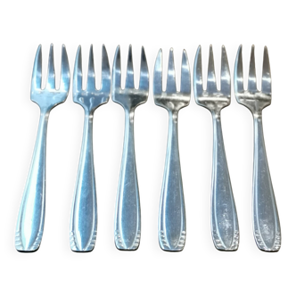 6 ercuis dessert forks