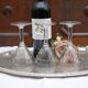 Three Art Deco wine glasses, Café Bistro Illusion