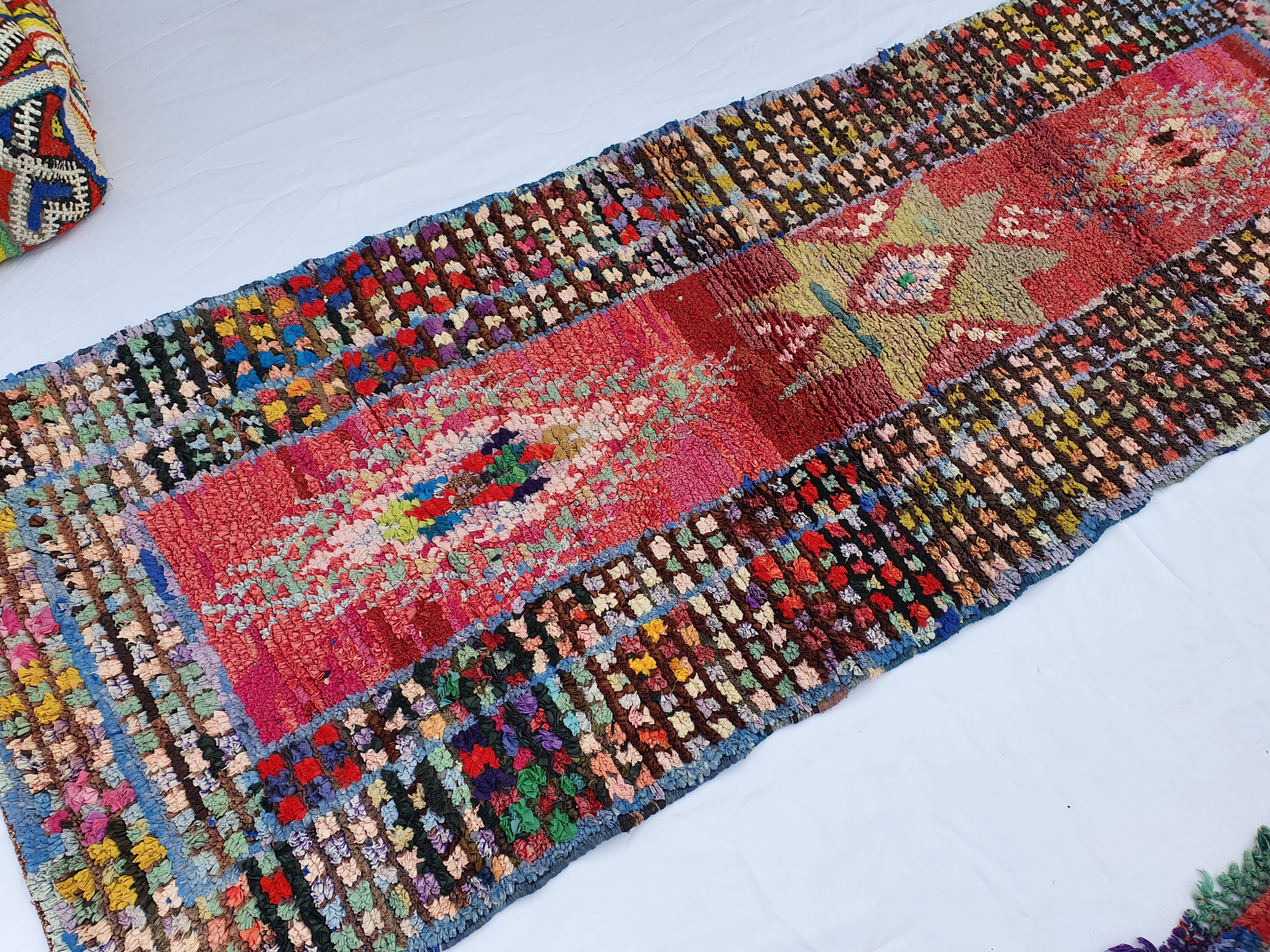 Moroccan Berber corridor carpet 245 x 85 cm