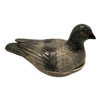 Terrine rare pigeon céramique