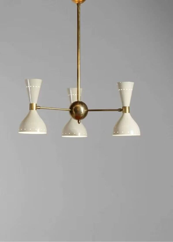 Lustre en laiton Spoutnik