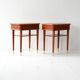 Pair of 1940s Scandinavian Mahogany Nightstands