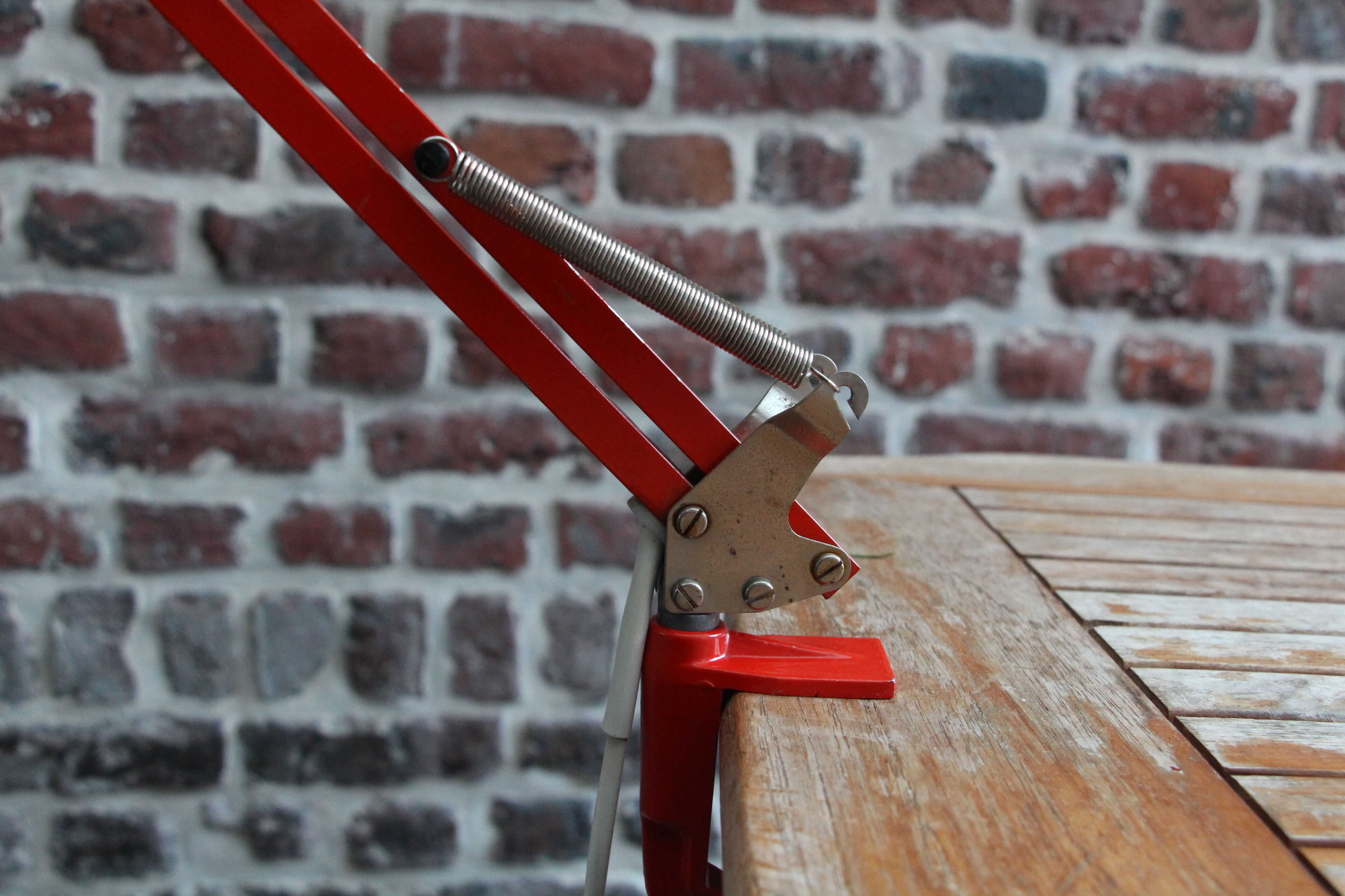 Architect lamp RDA red 70's