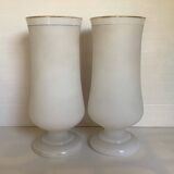 Pair of Napoleon III vases in relief
