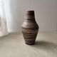 70s Spara ceramic Japandi vase, minimalist vase.