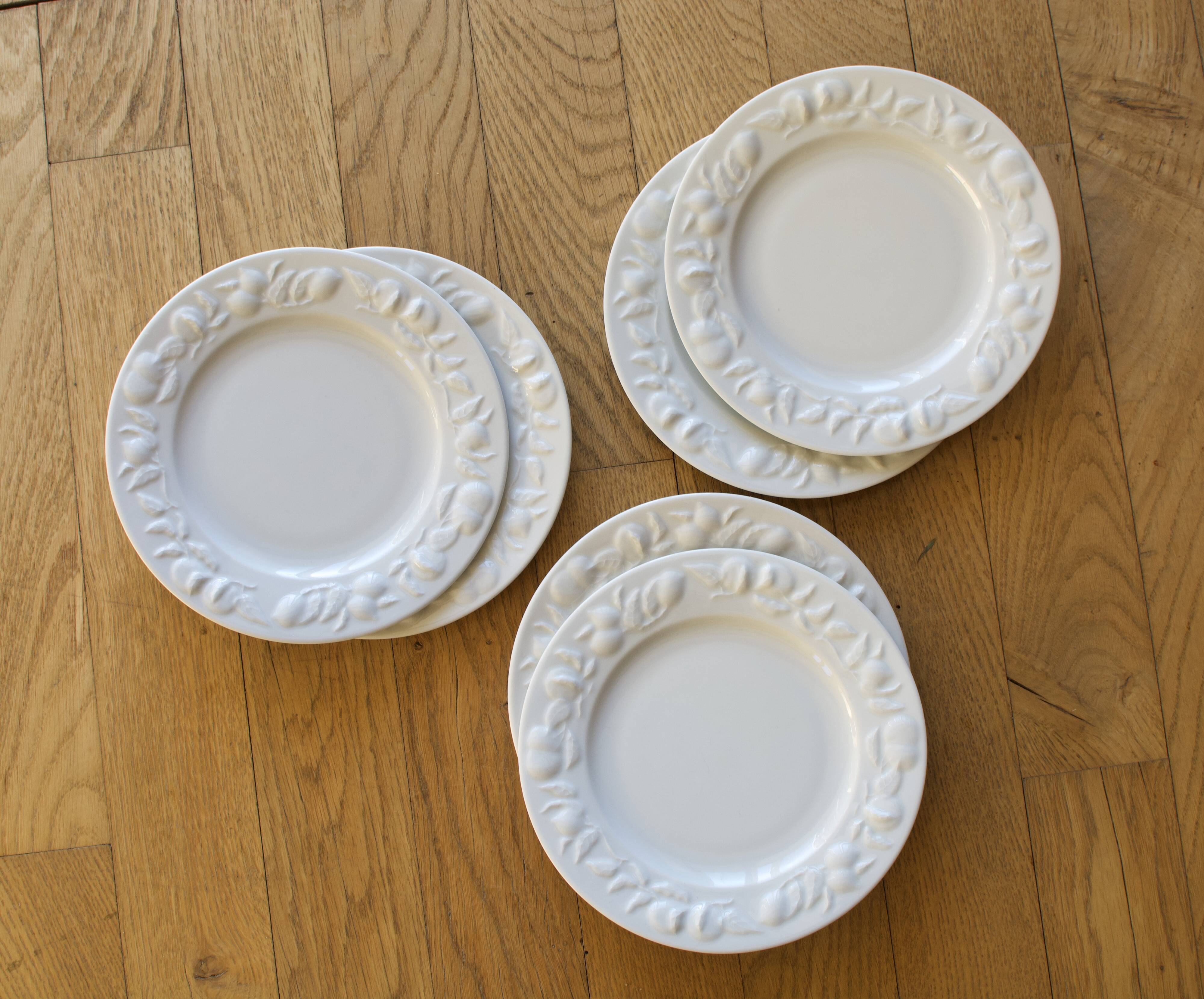 Set of 6 Royal Limoges porcelain plates