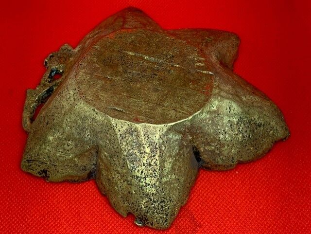 Vide poche bronze feuille