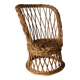 Rattan armchair for doll