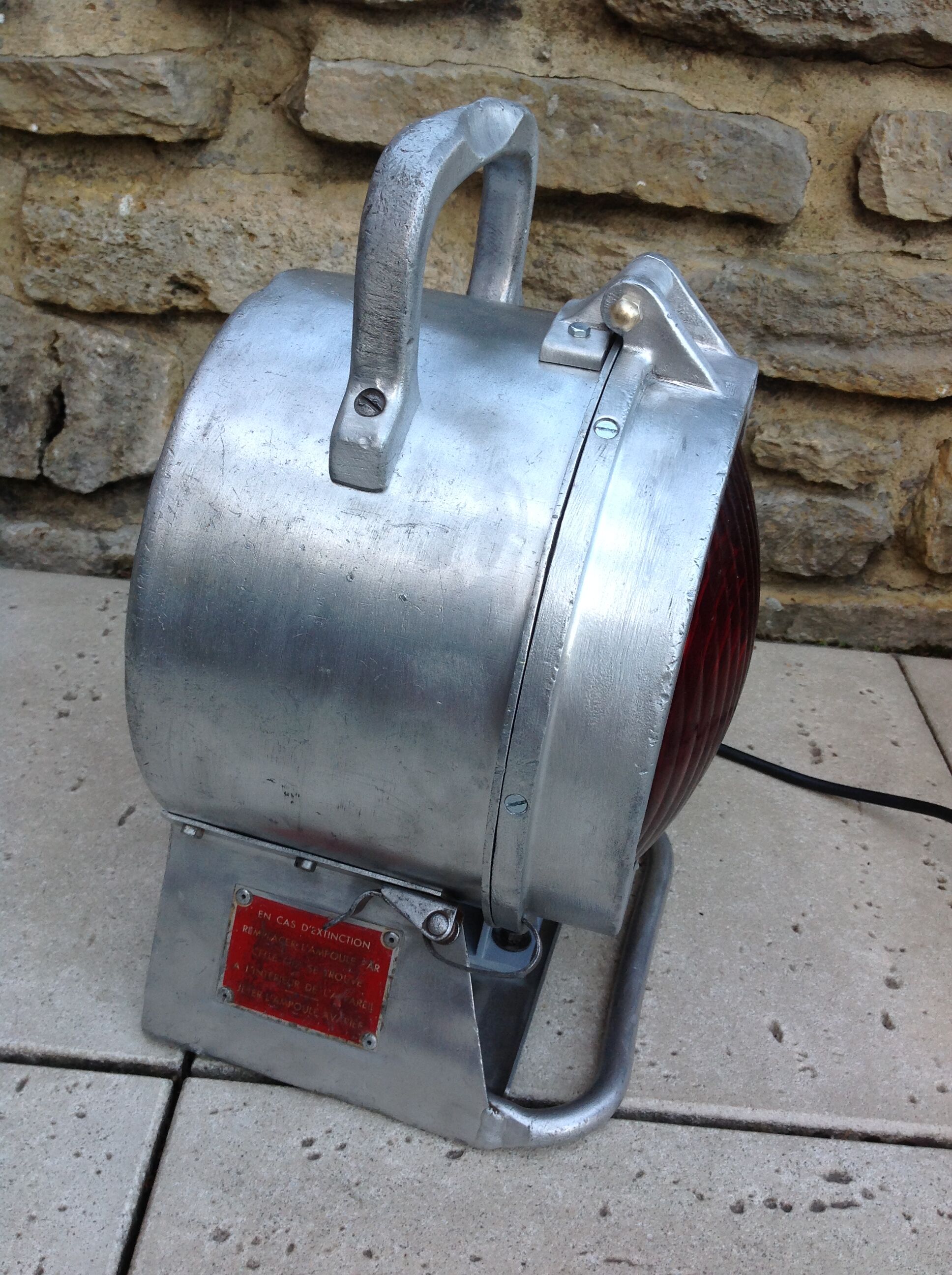 Former SNCF lantern - vintage 70s
