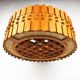 Scandinavian vintage pine suspension 1960