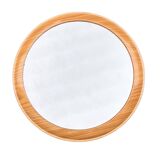 Miroir mural rond, veb spanplattenwerk gotha allemagne, années 1970.