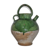 Jug in glazed old water pitcher southern france chevrette