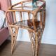 Paire de table de chevets en rotin 1960