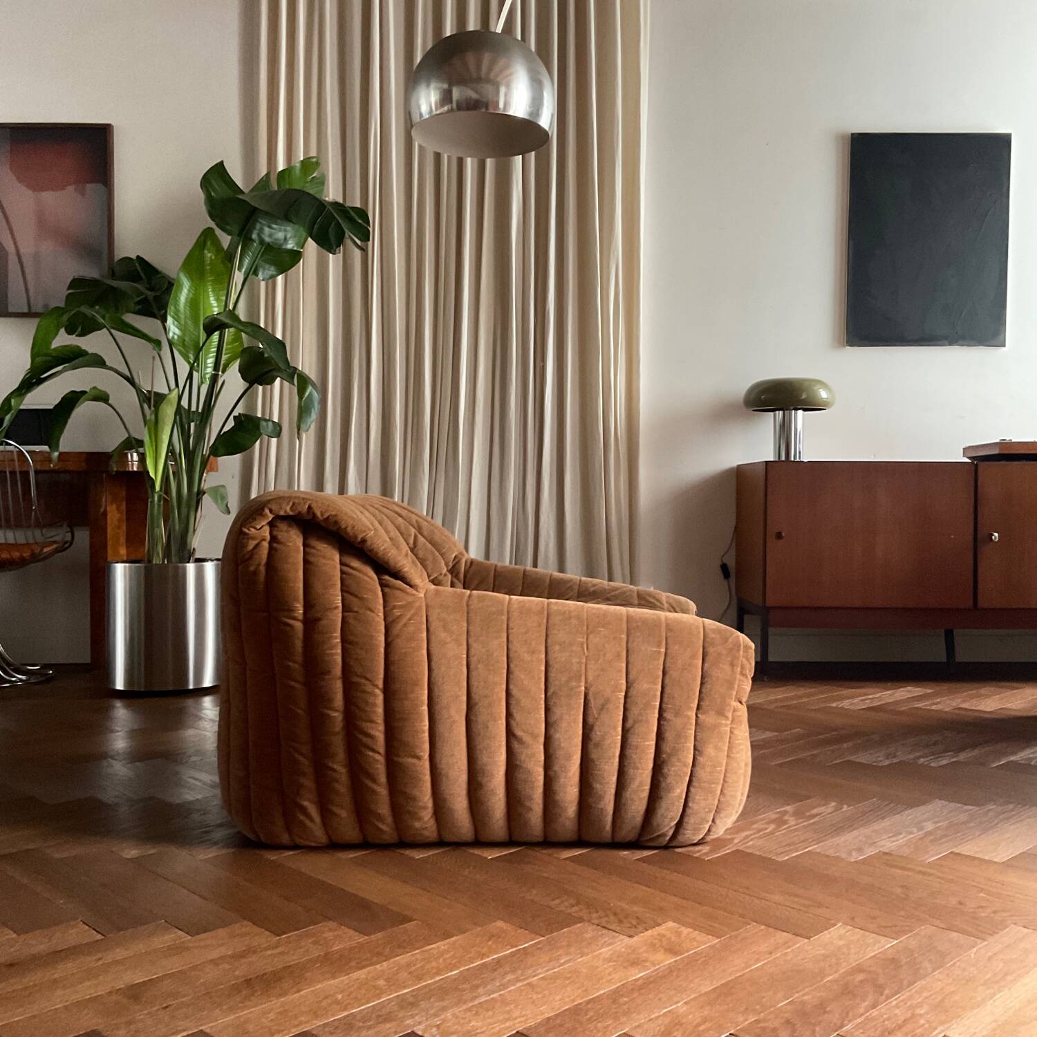 Vintage 1970s armchair Sandra by Annie Hieronimus for Cinna