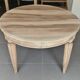 Table ronde extensible art déco